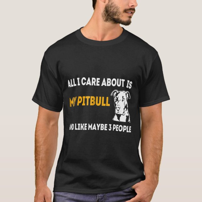 Camiseta Pitbull Demon Tee My Pitbull (Frente)