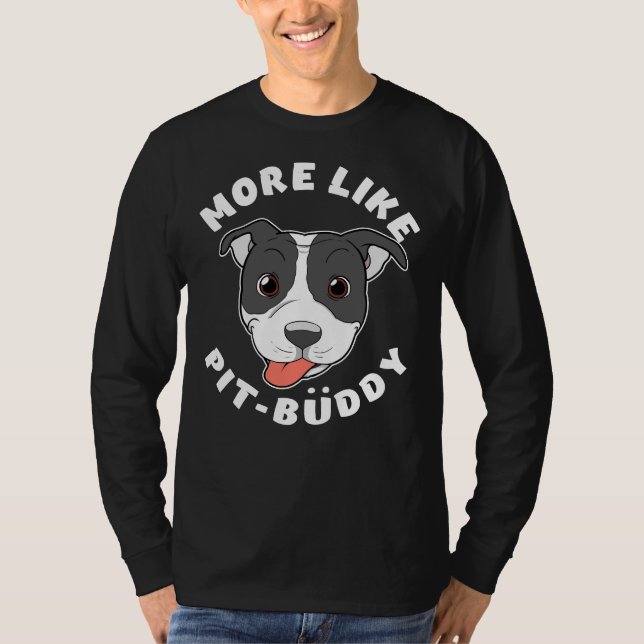 Camiseta Pitbull Divertido Pit Bull Mais Parecido Com Pit B (Frente)