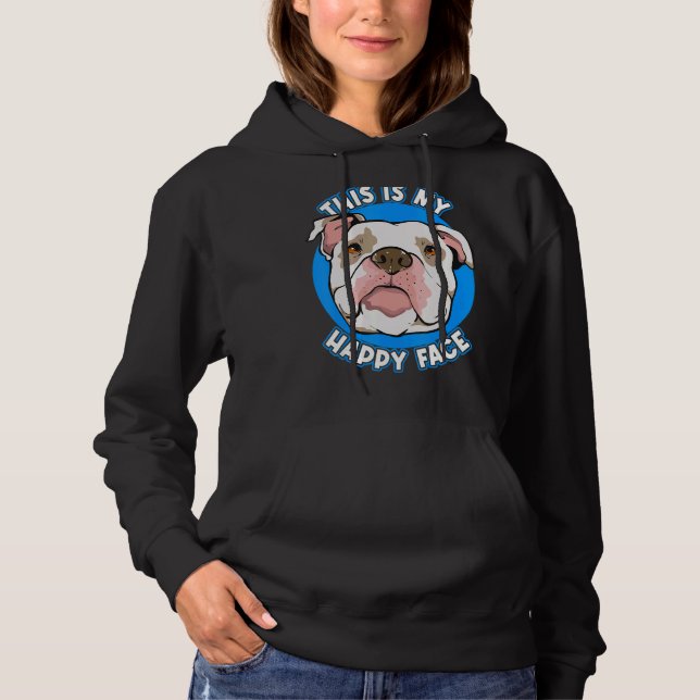 Camiseta Pitbull Esta É A Minha Palavra Feliz (Frente)