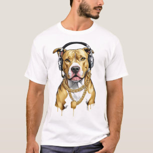 Camiseta Pitbull estilo de rua