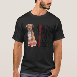 Camiseta Pitbull Incrível Amoroso Forte Feliz Abnegado Grac