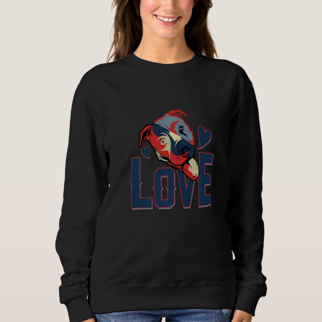 Camiseta Pitbull Love Pitbull E Proprietários Pitbulls (Frente)