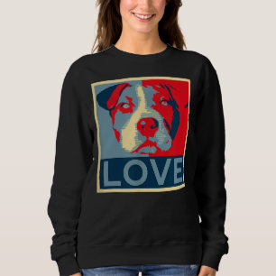 Camiseta Pitbull Love Poster Pit Bull Mãe Pai Lovers
