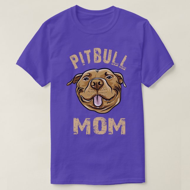 Camiseta Pitbull Mãe (Frente do Design)