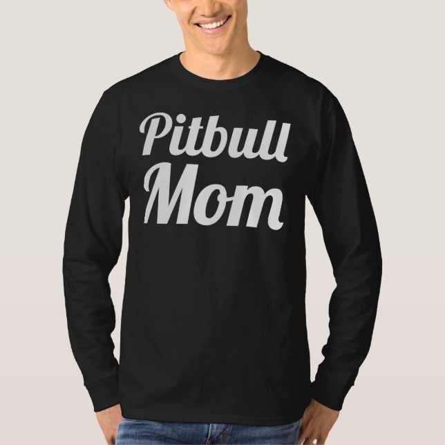 Camiseta Pitbull Mãe Clássica 345 (Frente)