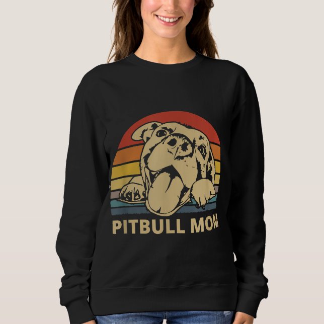 Camiseta Pitbull Mãe design para Mães Pitbull e Pibble (Frente)