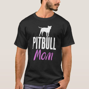 Camiseta Pitbull Mãe Dizendo Mães E Proprietários De Cães
