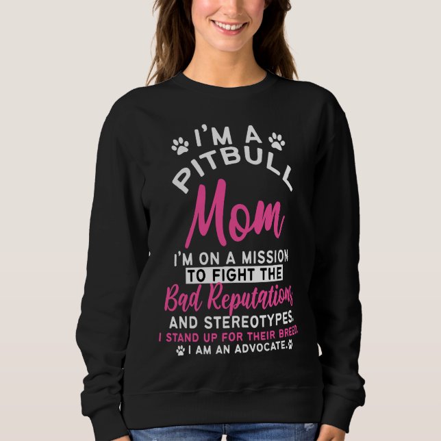 Camiseta Pitbull Mãe Pit Bull Terrier (Frente)