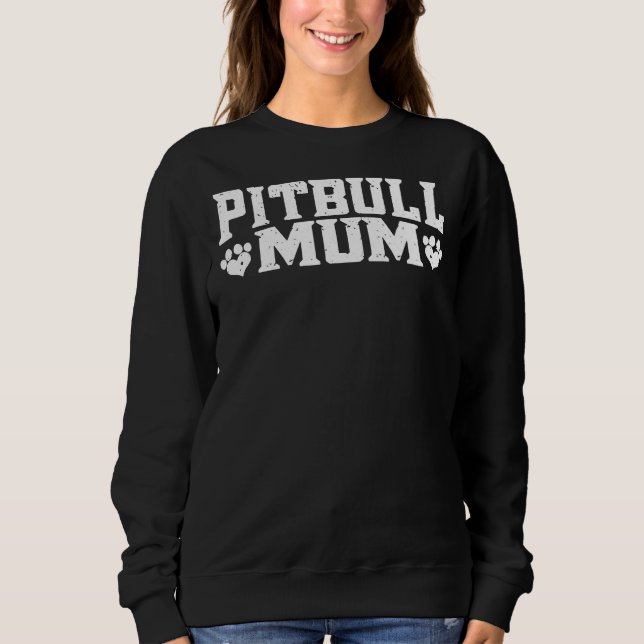 Camiseta Pitbull Mãe Pitbull Mãe Mãe Pitbull Amantes (Frente)