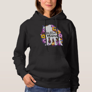 Camiseta Pitbull Mama Flores Roxas Pittie Mãe Bit Bonito