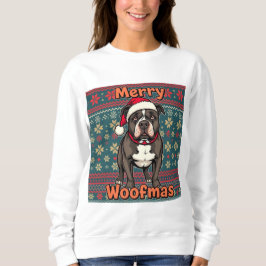 Camiseta Pitbull Merry Woofmas