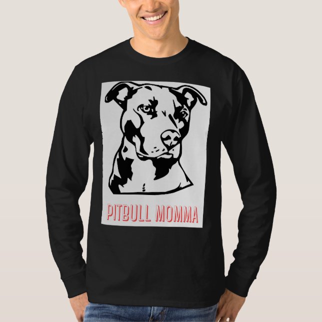 Camiseta Pitbull Momma (Frente)
