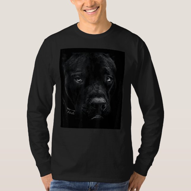 Camiseta Pitbull Pai Pitbull Lover E Proprietário Pitbull (Frente)