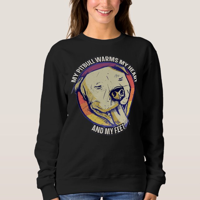 Camiseta Pitbull Para Pitbull Mãe Ou Pai Pitbull Stu (Frente)