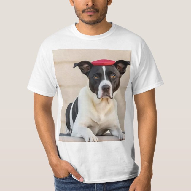 Camiseta Pitbull Playtime Frisbee Dog (Frente)
