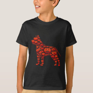 Camiseta Pitbull Pumpkin Jack O Lanterna Halloween Mens