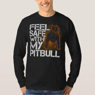 Camiseta Pitbull Sente-Se Seguro Com Meu Cachorro Pitbull G