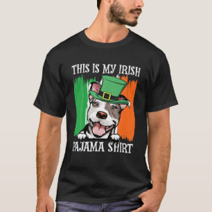 Camiseta Pitbull Shamrock Lucky Green Clover Rua Irlandesa