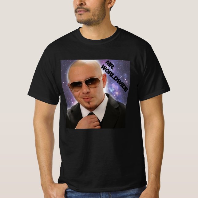 Camiseta pitbull Sr. Worldwide (Frente)