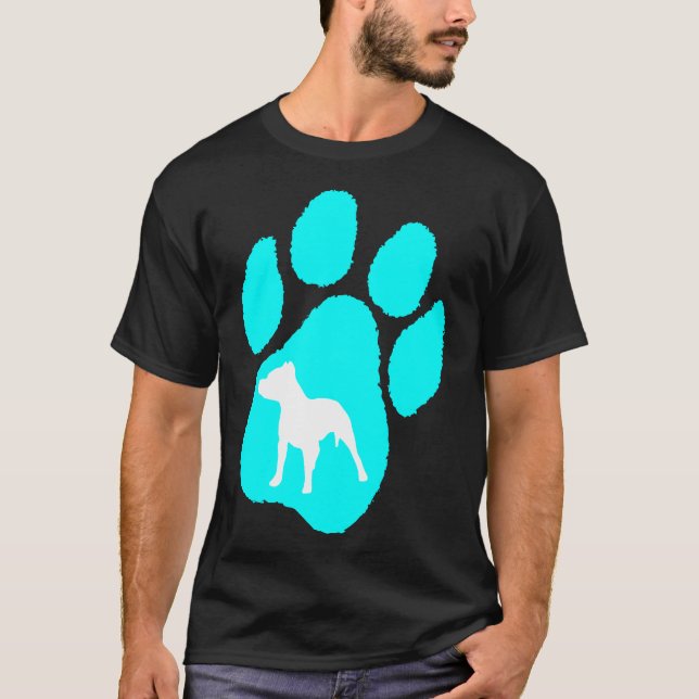 Camiseta Pitbull Terrier Paw (Frente)
