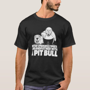 Camiseta Pitbull Vovô Cachorro Raça Pitbull Ban