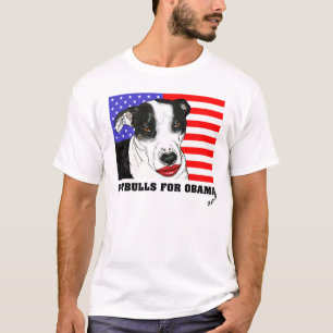 Camiseta Pitbulls para Obama 2008