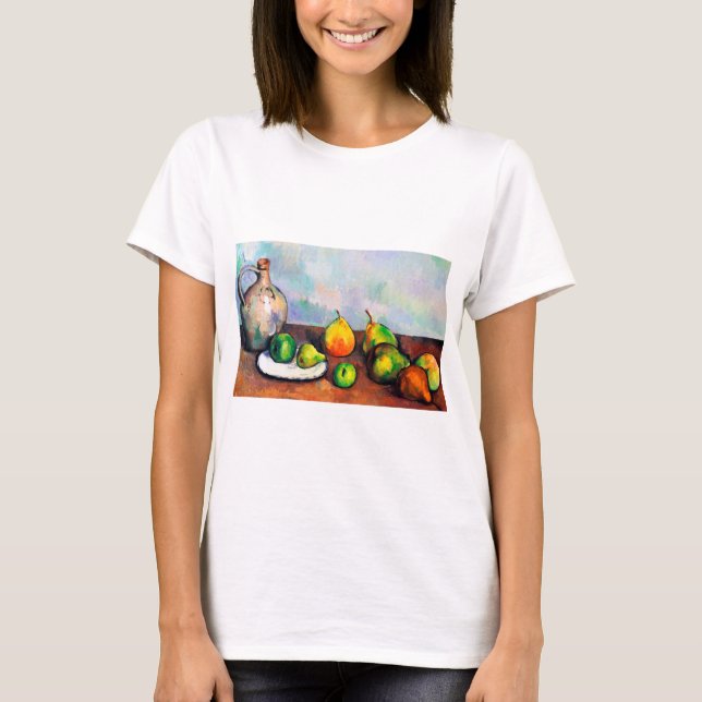 Camiseta Pitcher e Fruta, Paul Cezanne (Frente)