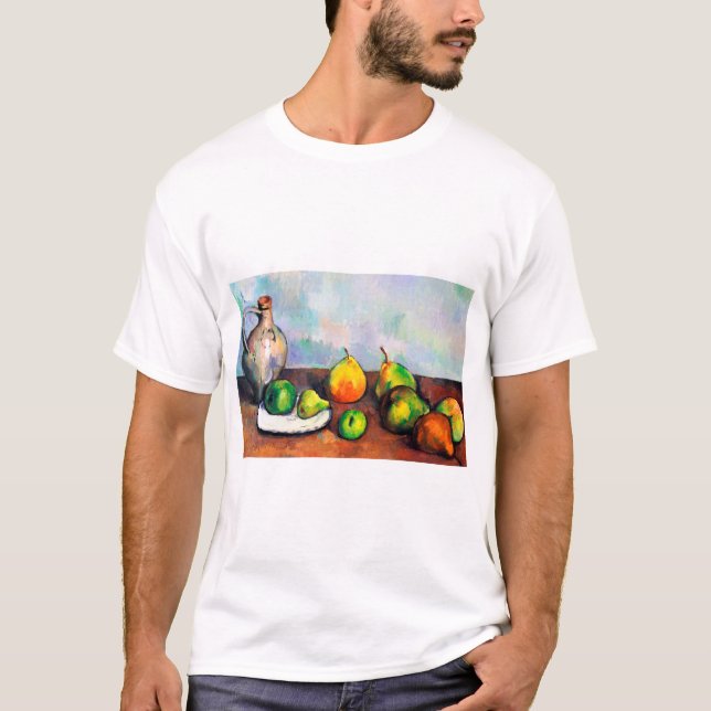 Camiseta Pitcher e Fruta, Paul Cezanne (Frente)