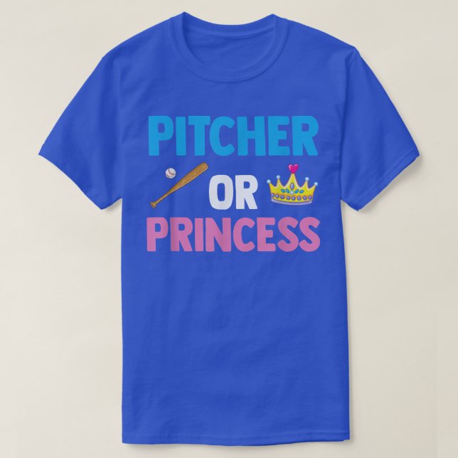 Camiseta Pitcher Ou Princesa Engraçada Festa De Revolução D (Frente do Design)