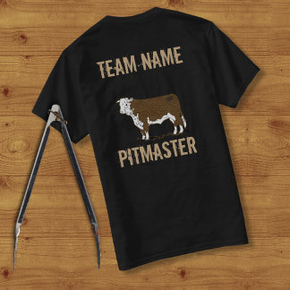 Camiseta Pitmaster da Equipe Personalizada de CHURRASCO Bul
