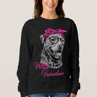 Camiseta Pittie vovó Americana Pitbull Dog Mãe