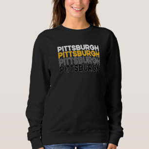 Camiseta Pittsburgh 412 Orgulho Amor Yinzer Faded Pa Letter