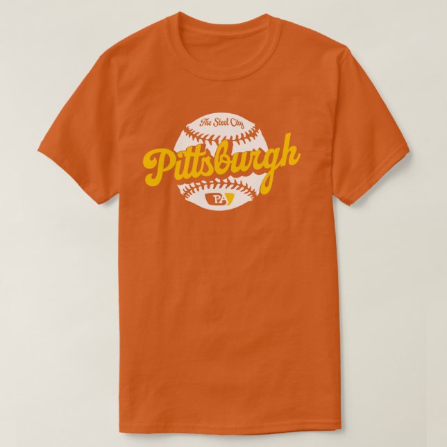 Camiseta Pittsburgh Baseball (Frente do Design)