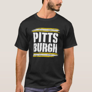 Camiseta Pittsburgh Black E Yellow Pensilvânia