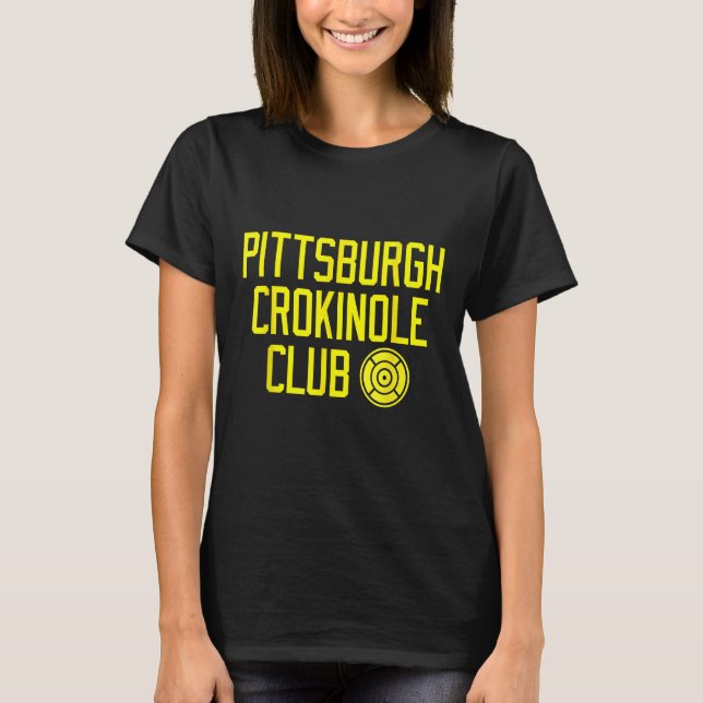 Camiseta Pittsburgh Crokinole Club (Frente)