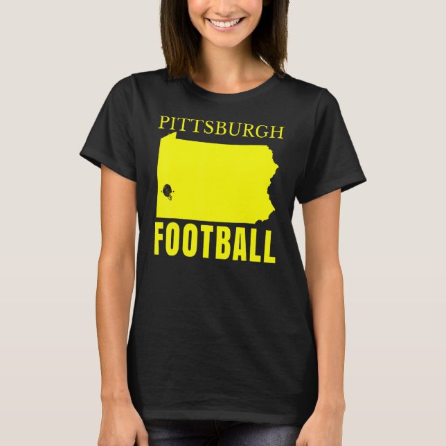 Camiseta Pittsburgh Futebol Fan Burgh Pennsylvania Tea (Frente)