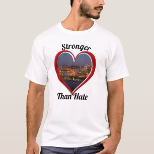 Camiseta Pittsburgh PA Mais Forte Que O Ódio