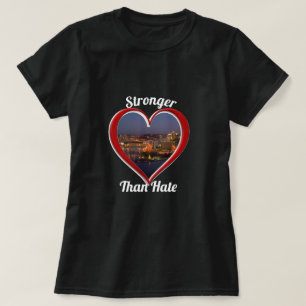 Camiseta Pittsburgh PA Mais Forte Que O Ódio
