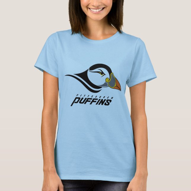 Camiseta Pittsburgh Puffins Classic Logo (Frente)