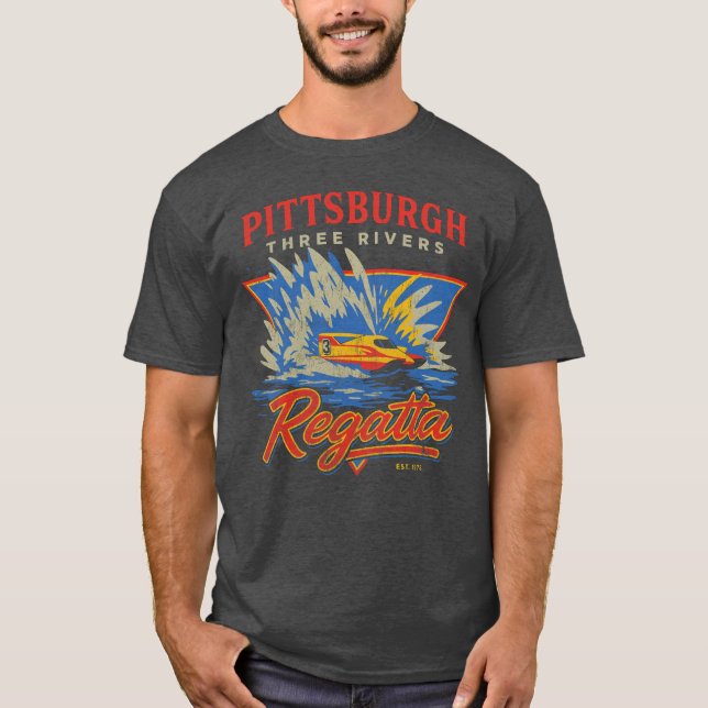 Camiseta Pittsburgh Três Rios Regatta (Frente)