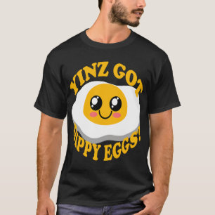 Camiseta Pittsburgh Yinz Tem Ovos Dippy Engraçado Yinzer Co