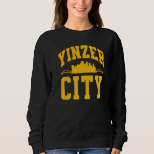 Camiseta Pittsburgh Yinz Yinzer Cidade do Aço Paisagem 412