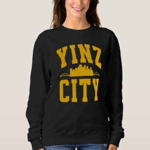 Camiseta Pittsburgh Yinz Yinzer Cidade do Aço Paisagem 412