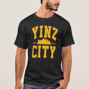 Camiseta Pittsburgh Yinz Yinzer Steel City Skyline 412 Hom