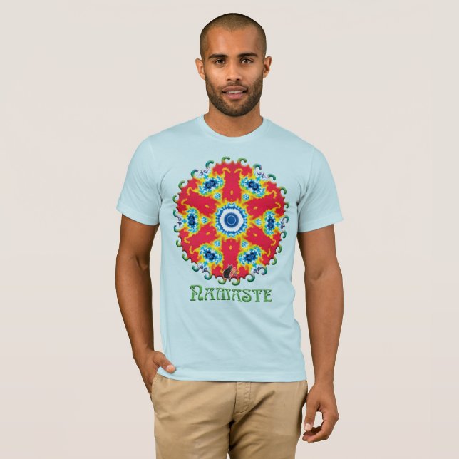 Camiseta Pivitol Namaste Caleidoscópio (Frente Completa)