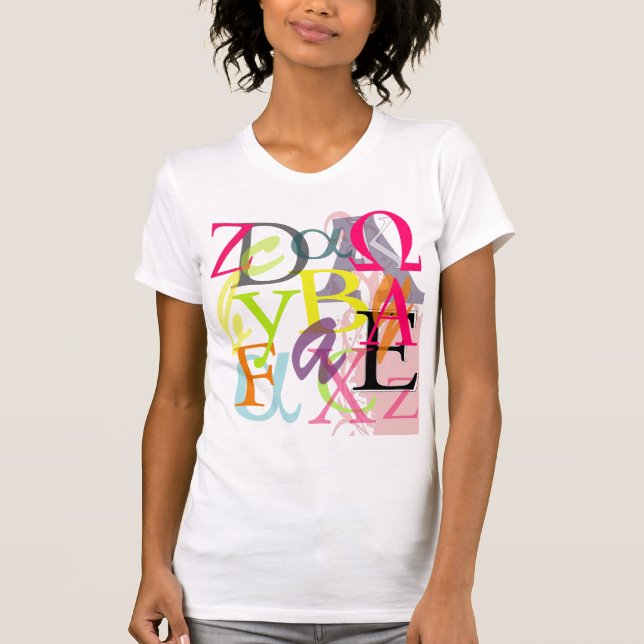 Camiseta PixDezines Alfabeto Grego (Frente)