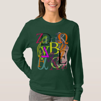Camiseta PixDezines Alfabeto Grego
