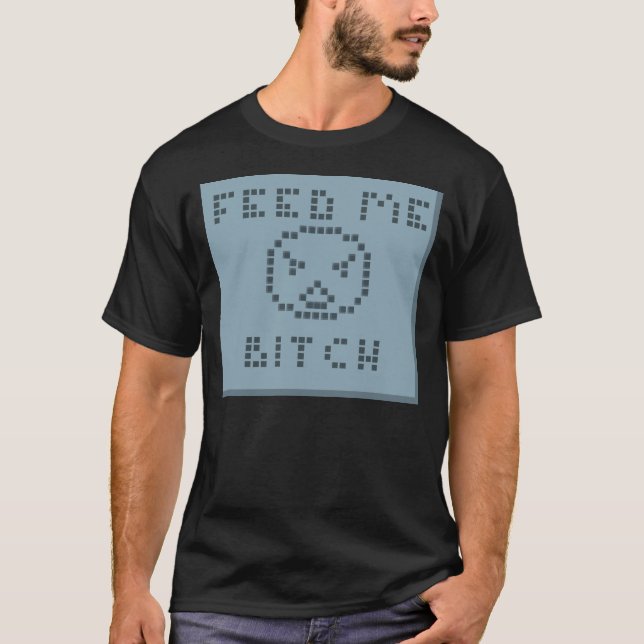Camiseta Pixéis com fome (Frente)
