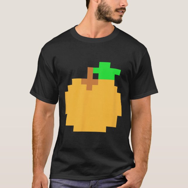 Camiseta Pixel 8-bit Arcade Vídeo Jogo Correspondente Figur (Frente)