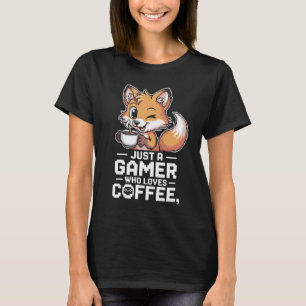 Camiseta Pixel Art Fox Gamer Shirt Apenas Um Jogador Que Am